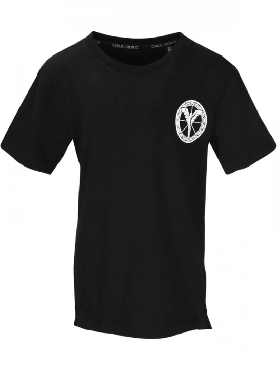 Foto van product Carlo Colucci Shirt 'Camarda' zwart / wit