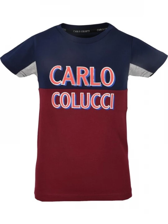 Foto van product Carlo Colucci Shirt ' Camarra ' bordeaux