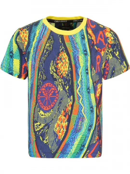 Foto van product Carlo Colucci Shirt ' Coenen ' gemengde kleuren