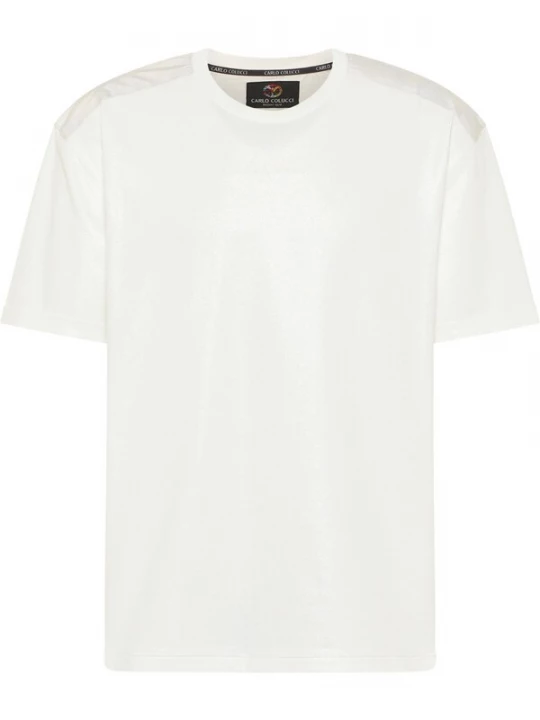 Foto van product Carlo Colucci Shirt 'Danelon' lichtgrijs / wit