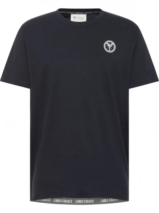 Foto van product Carlo Colucci Shirt 'Demitri' navy / wit