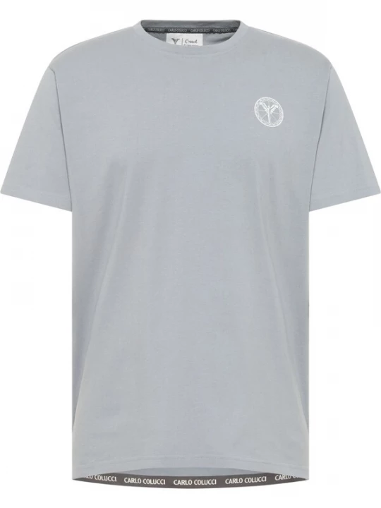 Foto van product Carlo Colucci Shirt ' Demitri ' sering / wit