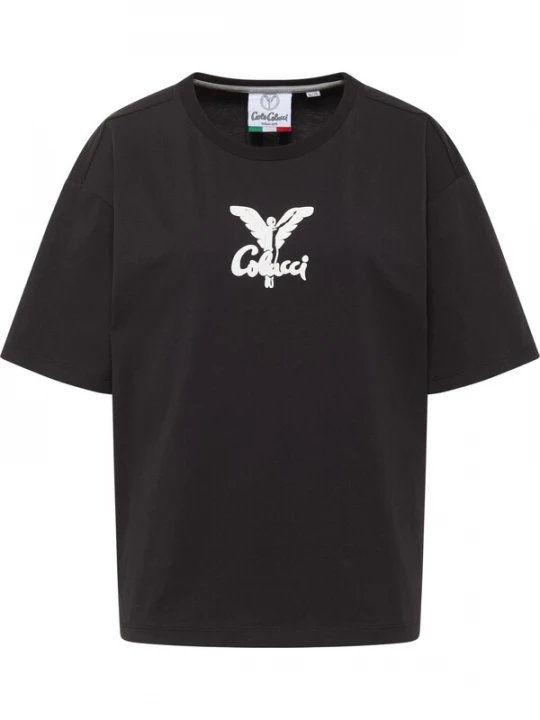 Foto van product Carlo Colucci Shirt 'Di Paola' zwart / wit