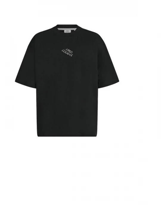 Foto van product Carlo Colucci Shirt donkergrijs / kaki / zwart / wit