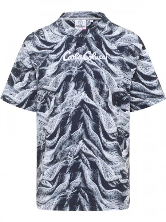 Foto van product Carlo Colucci Shirt 'Dorn' navy / wit