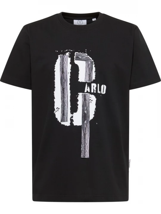 Foto van product Carlo Colucci Shirt 'Eusebi' zwart / wit