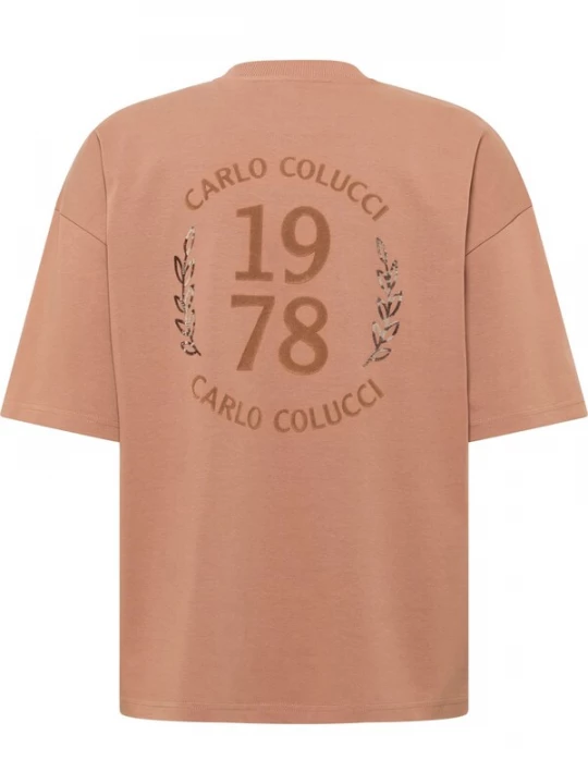 Foto van product Carlo Colucci Shirt 'Farris' bruin