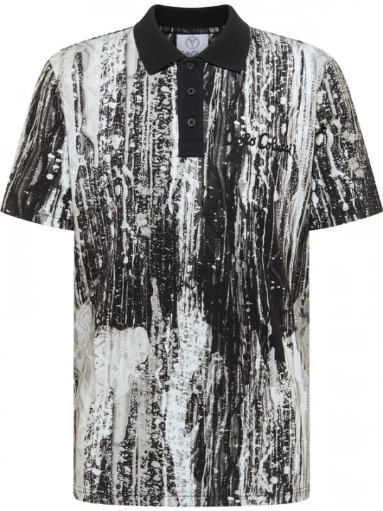 Foto van product Carlo Colucci Shirt 'Fascella' zwart / wit