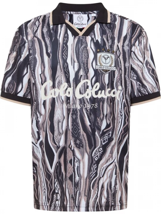 Foto van product Carlo Colucci Shirt 'Feichter' gemengde kleuren / zwart