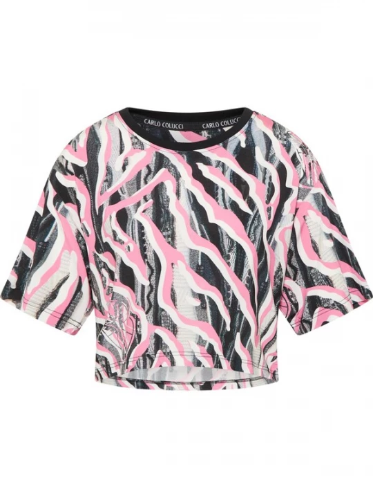 Foto van product Carlo Colucci Shirt gemengde kleuren / zwart
