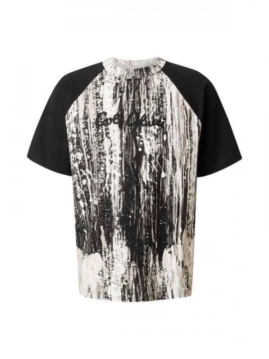 Foto van product Carlo Colucci Shirt greige / zwart / offwhite