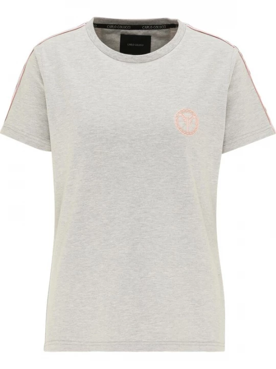 Foto van product Carlo Colucci Shirt grijs / pink