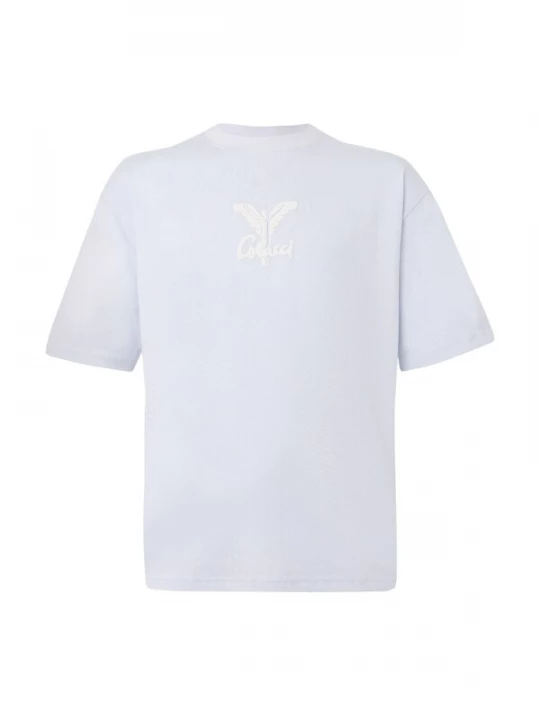 Foto van product Carlo Colucci Shirt lichtblauw / wit