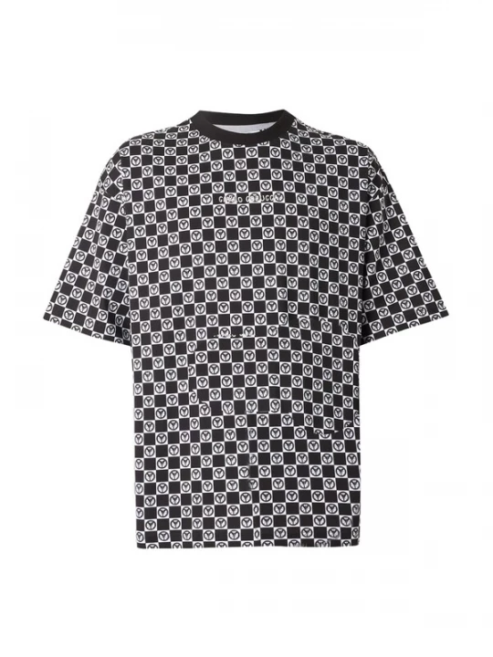 Foto van product Carlo Colucci Shirt lichtgrijs / zwart / wit
