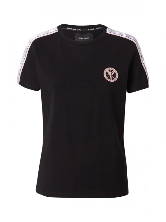 Foto van product Carlo Colucci Shirt rosa / zwart / wit