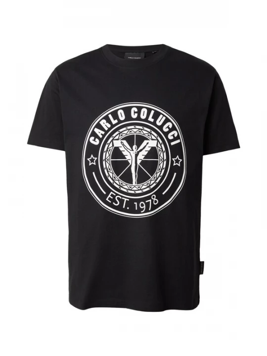 Foto van product Carlo Colucci Shirt zwart / wit