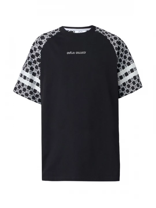 Foto van product Carlo Colucci Shirt zwart / wit