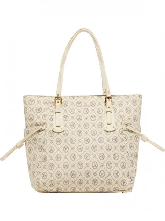 Foto van product Carlo Colucci Shopper ' Dalia ' crème / goud / grijs