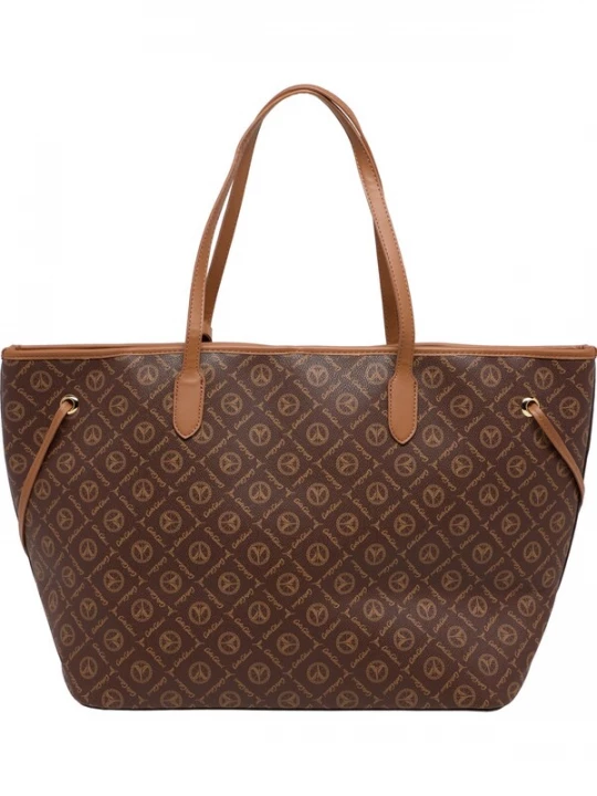 Foto van product Carlo Colucci Shopper 'Desserra' bruin / donkerbruin
