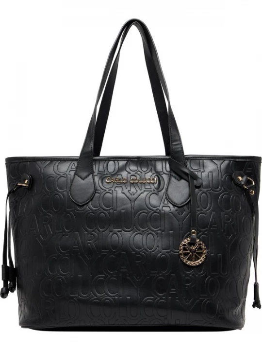 Foto van product Carlo Colucci Shopper ' Dobloni ' zwart