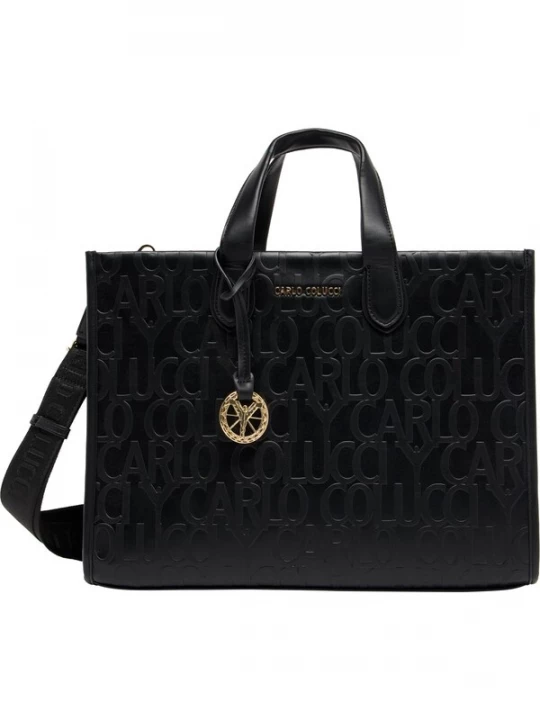 Foto van product Carlo Colucci Shopper 'Eser' zwart
