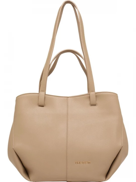 Foto van product Carlo Colucci Shopper 'Fietta' taupe