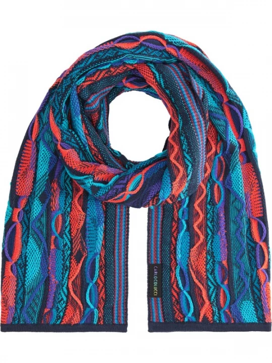 Foto van product Carlo Colucci Sjaal blauw / gemengde kleuren