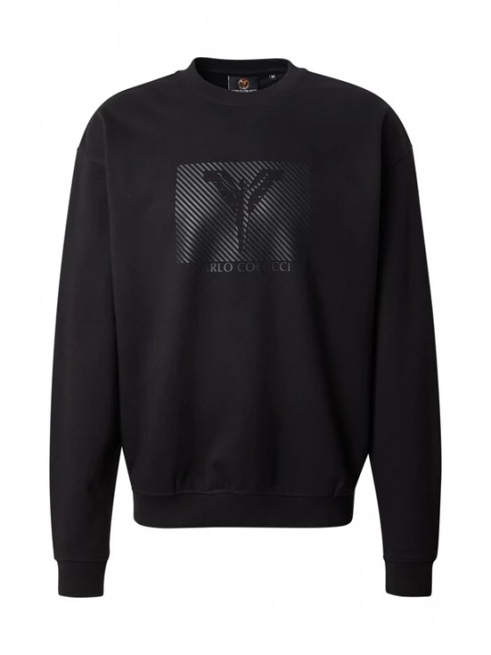 Foto van product Carlo Colucci Sweatshirt antraciet / zwart