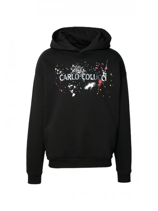 Foto van product Carlo Colucci Sweatshirt blauw / rood / zwart / wit