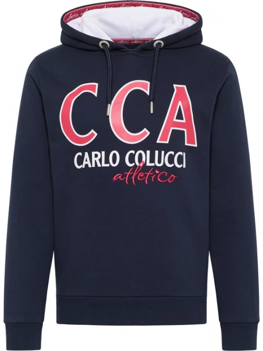 Foto van product Carlo Colucci Sweatshirt ' D'Amante ' navy / pink / wit