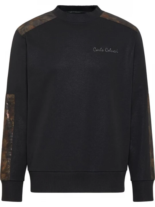 Foto van product Carlo Colucci Sweatshirt 'Dapunt' zwart
