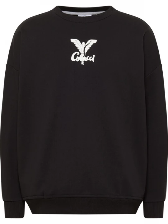 Foto van product Carlo Colucci Sweatshirt 'Di Quirico' zwart / wit