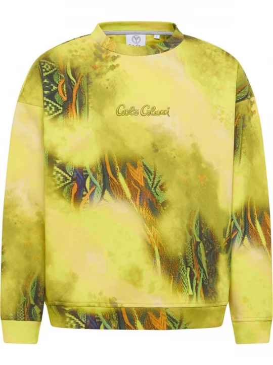 Foto van product Carlo Colucci Sweatshirt 'Diop' geel / gemengde kleuren