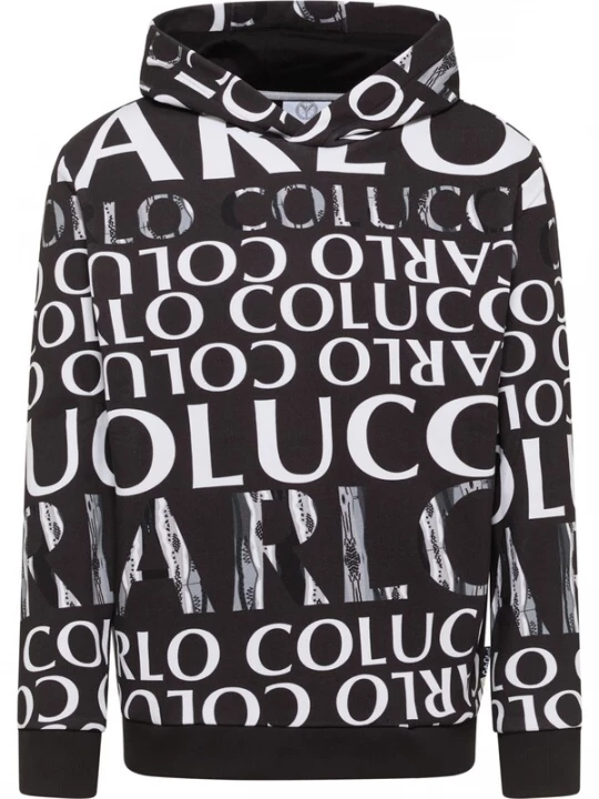 Foto van product Carlo Colucci Sweatshirt 'Dipauli' zwart / wit