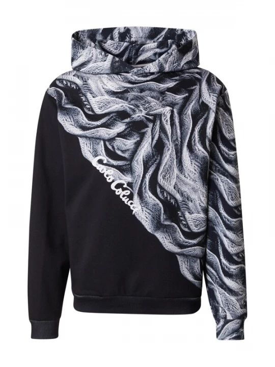 Foto van product Carlo Colucci Sweatshirt 'Draicchio' marine / zwart / wit