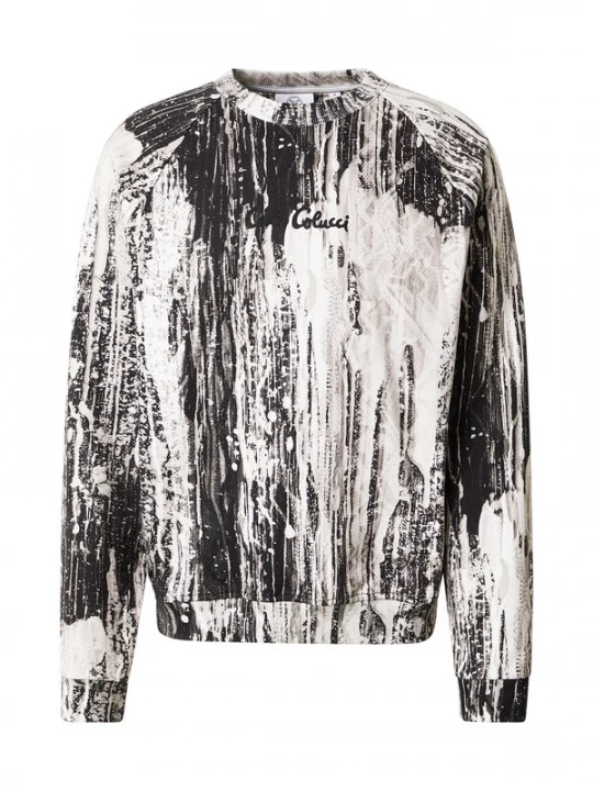 Foto van product Carlo Colucci Sweatshirt 'Fauster' zwart / wit