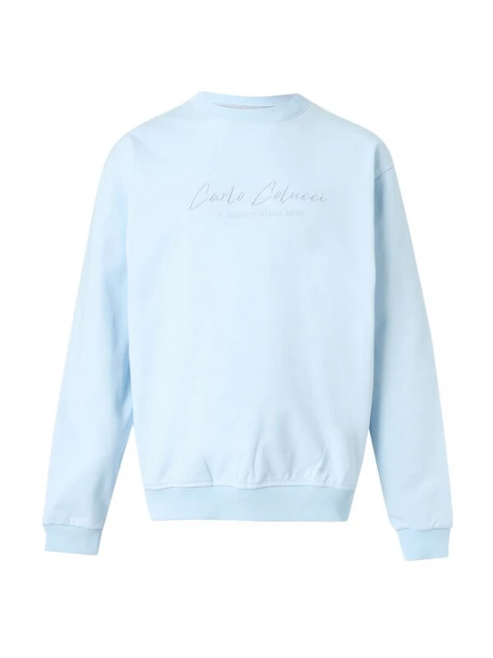 Foto van product Carlo Colucci Sweatshirt lichtblauw