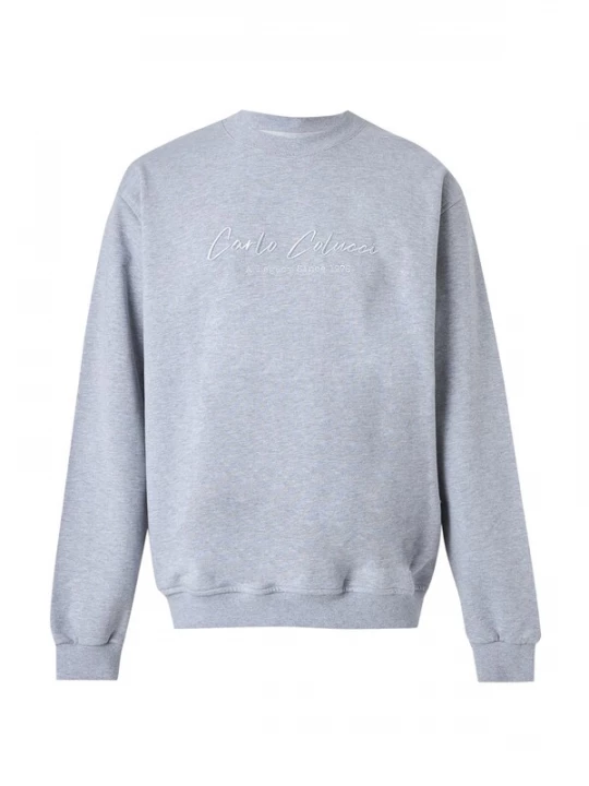 Foto van product Carlo Colucci Sweatshirt lichtgrijs