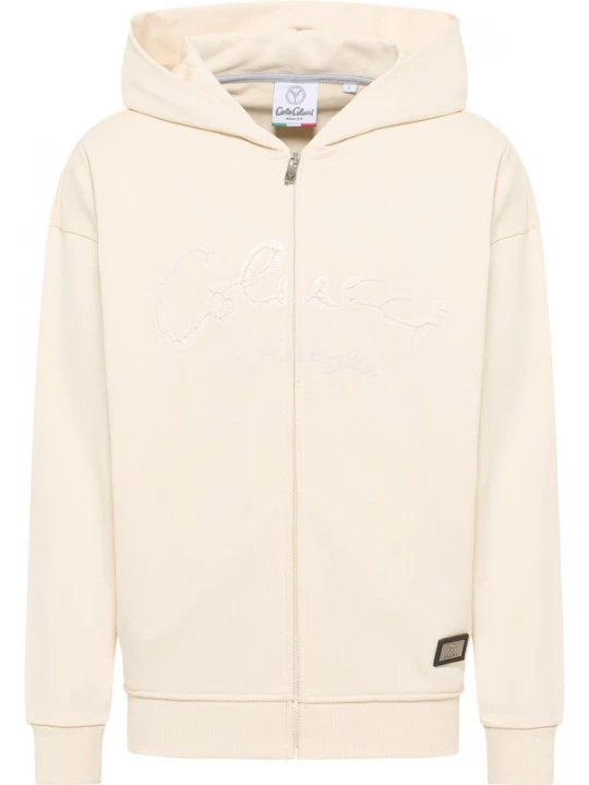 Foto van product Carlo Colucci Sweatvest 'Drasigh' beige