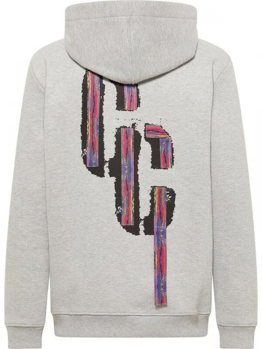 Foto van product Carlo Colucci Sweatvest 'Fabbri' blauw / grijs gemêleerd / pink