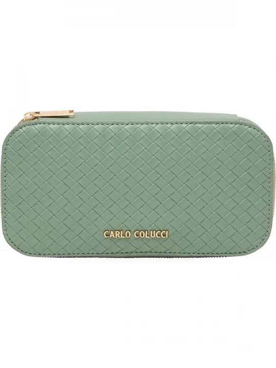 Foto van product Carlo Colucci Toilettas 'Domaschio' groen