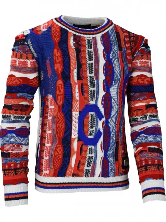 Foto van product Carlo Colucci Trui 'Casatta' gemengde kleuren