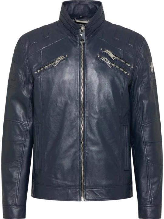Foto van product Carlo Colucci Tussenjas 'Joker' navy