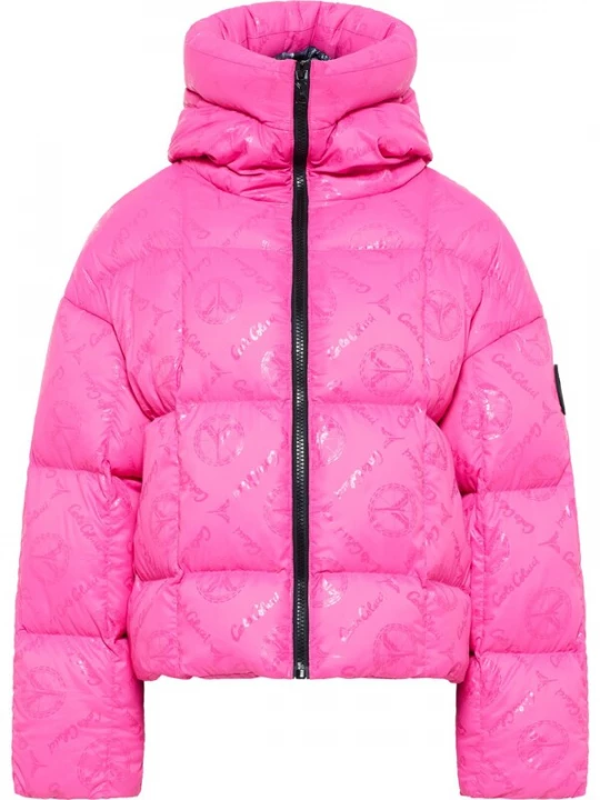Foto van product Carlo Colucci Winterjas 'Deane' pink / zwart
