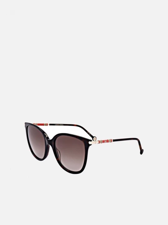 Foto van product Carolina Herrera Zonnebril 'Carolina Herrera CH 0023 / S Black / 20 / 145 Women Sunglasses' bruin