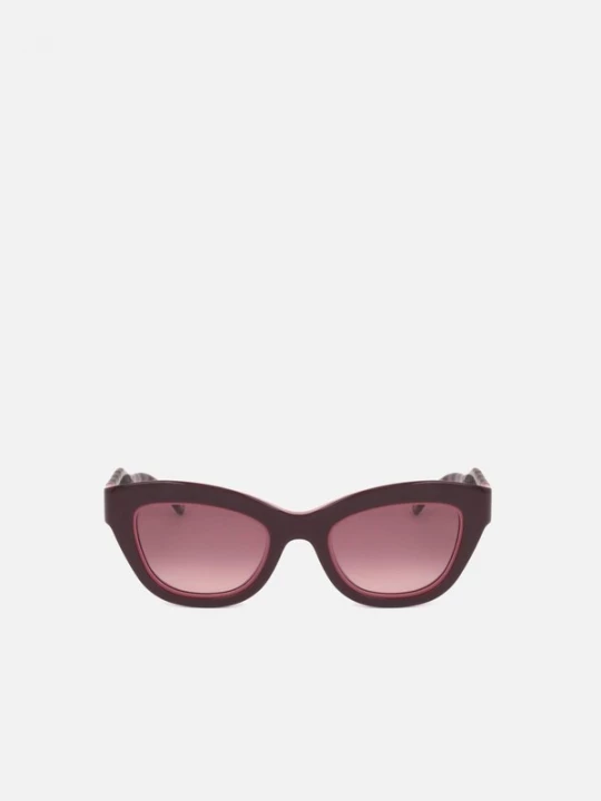 Foto van product Carolina Herrera Zonnebril 'Carolina Herrera HER 0086 / S Burgundy pink / 23 / 145 Women Sunglasses' rood