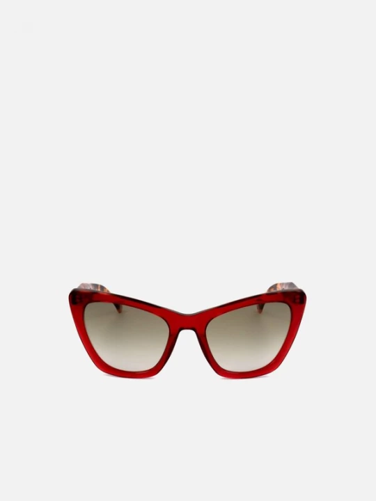 Foto van product Carolina Herrera Zonnebril 'Carolina Herrera HER 0129 / S Burgundy havana / 21 / 145 Women Sunglasses' rood