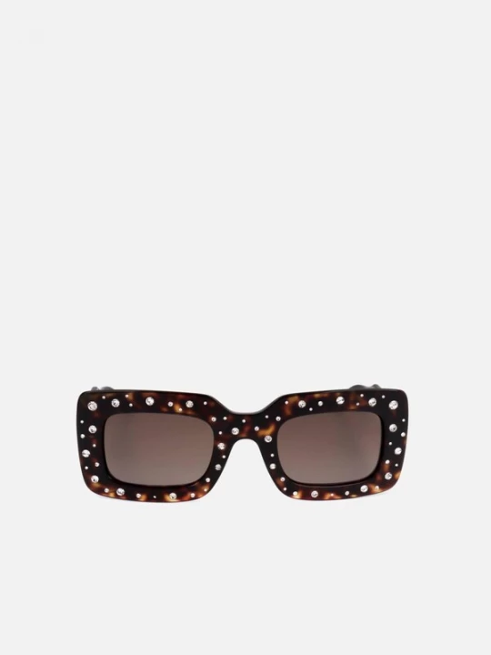 Foto van product Carolina Herrera Zonnebril 'Carolina Herrera HER 0131 / S Black / 26 / 145 Women Sunglasses' bruin