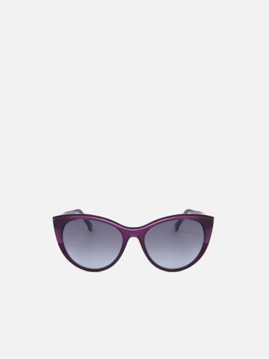 Foto van product Carolina Herrera Zonnebril 'Carolina Herrera HER 0142 / S Glitter violet / 17 / 145 Women Sunglasses' violetblauw