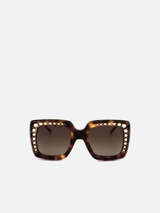 Foto van product Carolina Herrera Zonnebril 'Carolina Herrera HER 0178 / S Burgundy pink / 23 / 145 Women Sunglasses' bruin